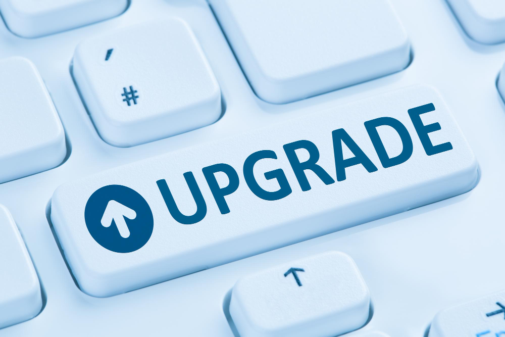 Upgrade button